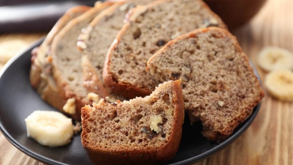 Banana bread slices