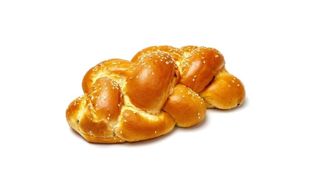 Challah topped with Sesame Seeds