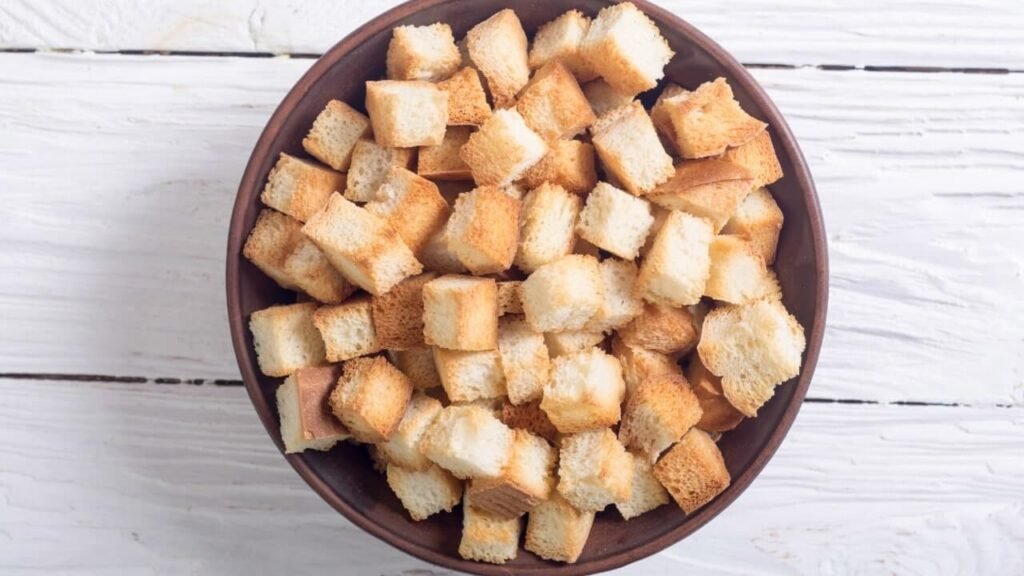 Croutons plat