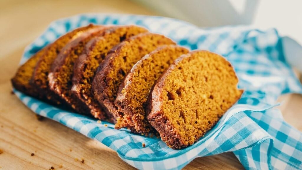 Pumpkin Loaves on napkin