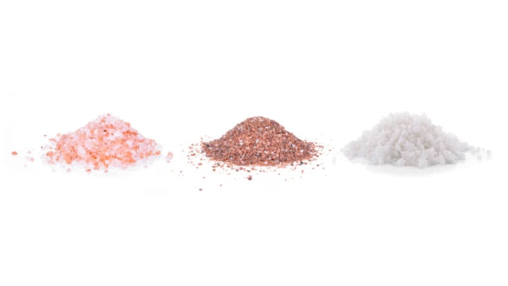 Different types of salt