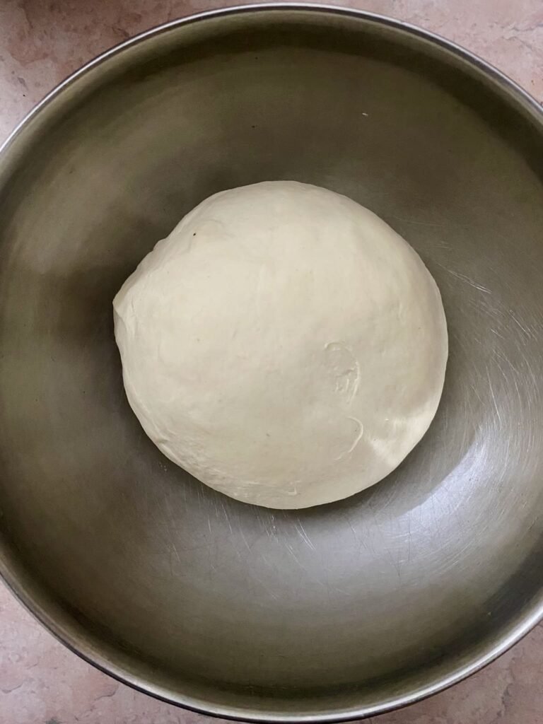 ficelle dough after the kneading process