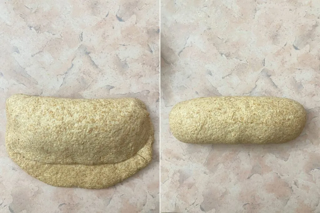How to shape bran bread 2