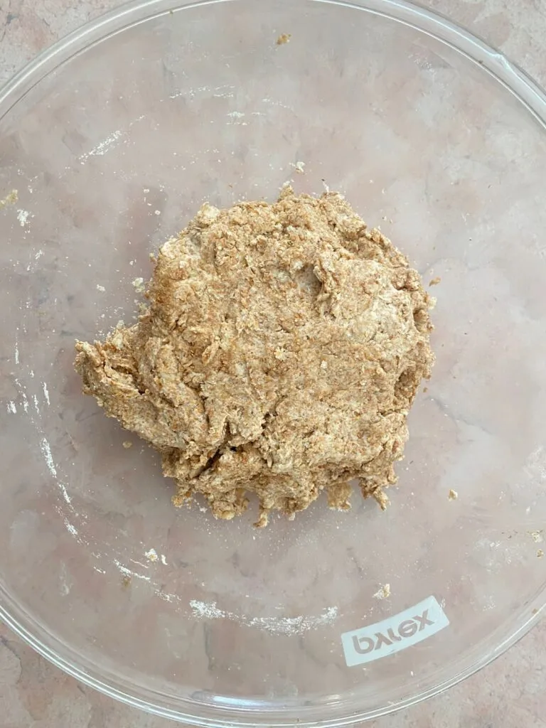 the dough after well combined
