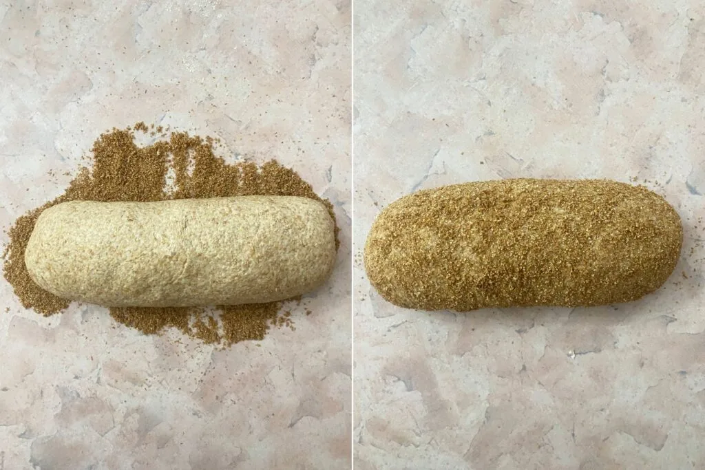 bran bread topping