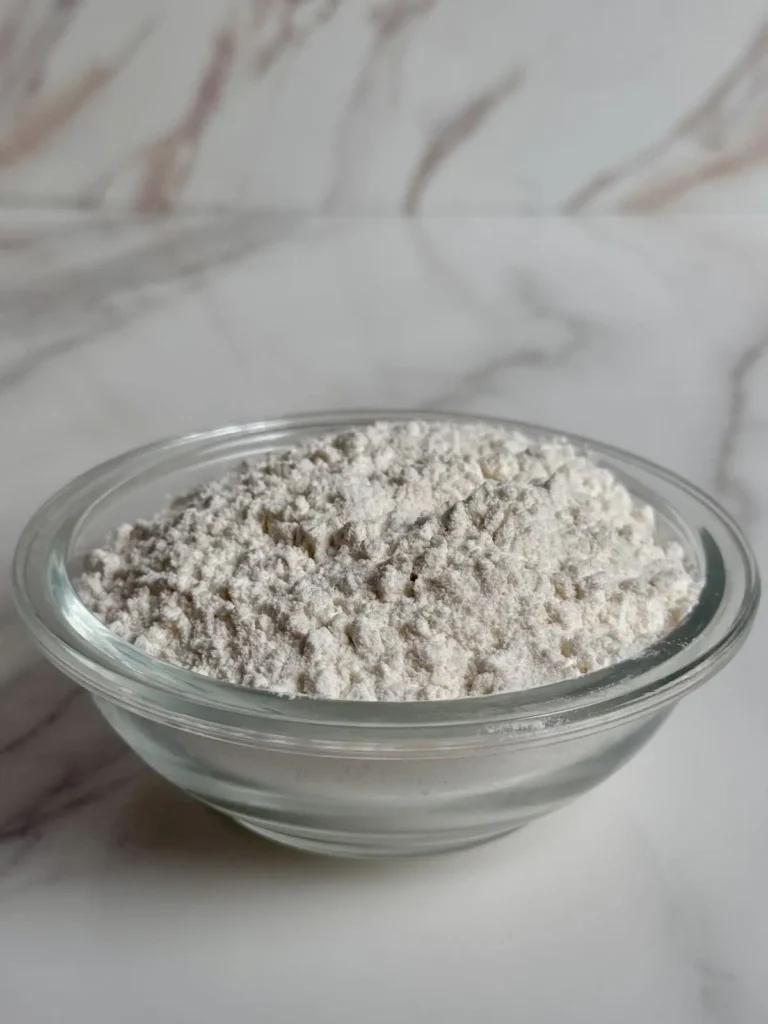 Self-rising flour in mixing bowl, ready to use!