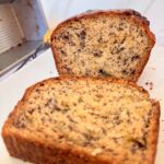 slices of 3 ingredient bread on platter